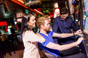 Fototapeta premium People in casino