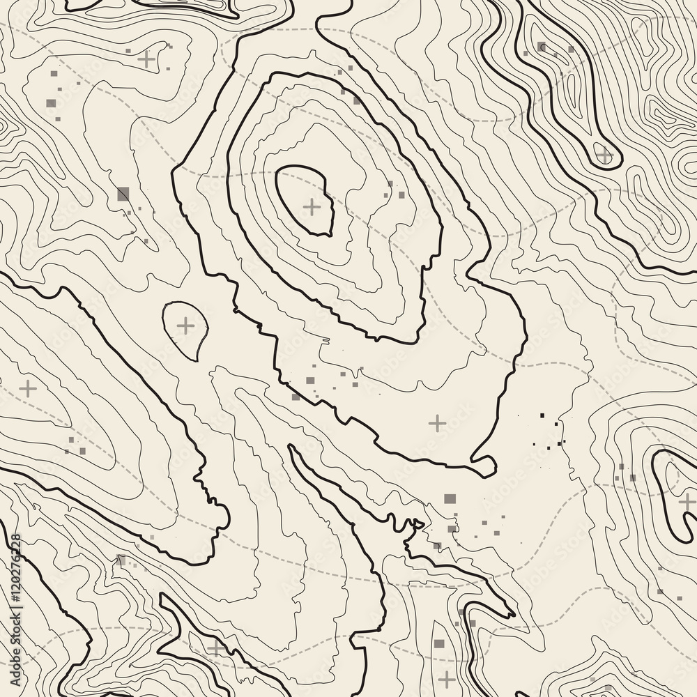 Poster topographic map background concept with space for your copy. topography lines art contour , mountain