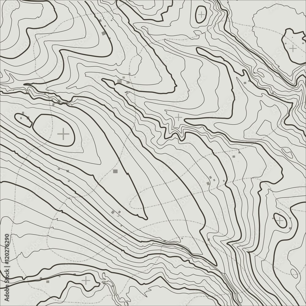 Poster topographic map background concept with space for your copy. topography lines art contour , mountain