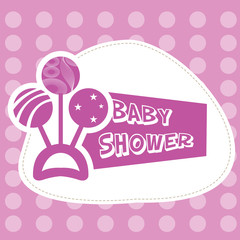 Baby shower illustration