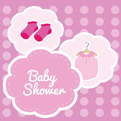 Baby shower illustration