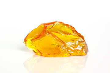 Rubber wood, yellow rubber from trees, wood resin.