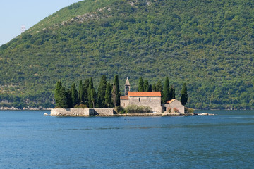 Island of Saint George, Perast, Kotor Bay, Montenegro