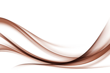 Brown Wave Design Awesome Abstract Background