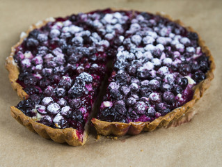Blackcurrant tart