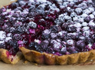 Blackcurrant tart