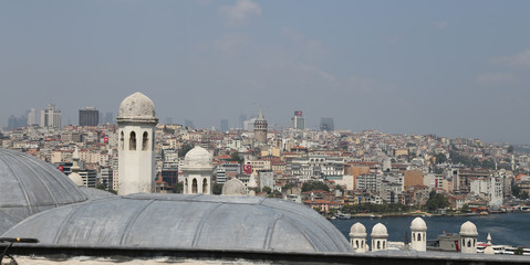 Naklejka premium Galata and Karakoy district in Istanbul