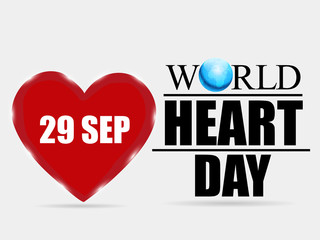  illustration World Heart Day.