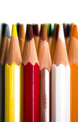 Colored pencils isolated