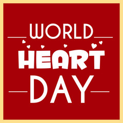  illustration World Heart Day.