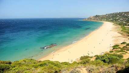 Playa de los Alemanes en Zahara de los Atunes, playas de Cádiz, España