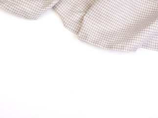 tablecloth on white background