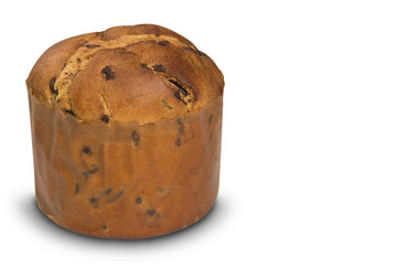 Sweet panettone, typical Italian dessert for Christmas