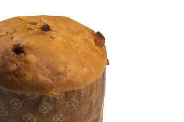 Panettone, typical Christmas dessert.