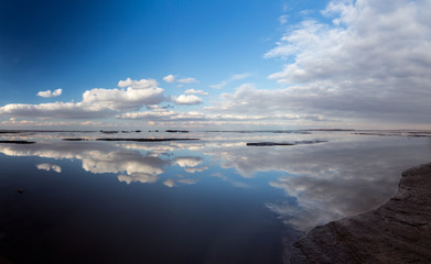 Obraz premium Salt Lake, Dasht-e Kavir, Iran