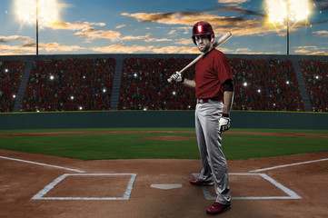 Naklejka premium Baseball Player