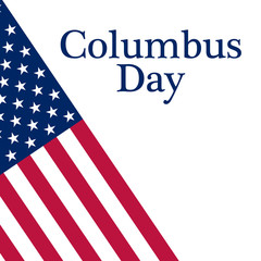 Holiday in the US Columbus Day Poster