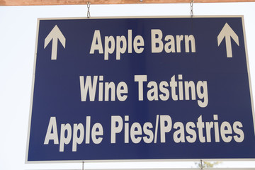 Apple Hill Sign