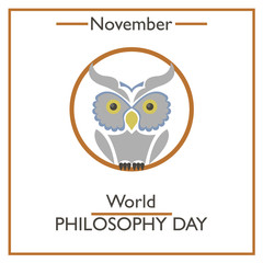 World Philosophy Day. November