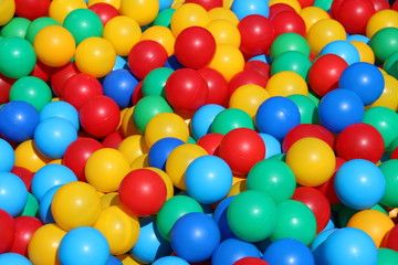 Fototapeta na wymiar Multicolored air balloons