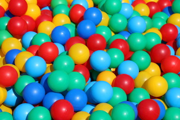 Multicolored air balloons