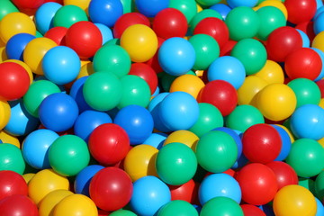 Multicolored air balloons