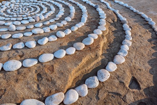 Circles of stones