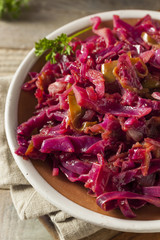 Homemade Red Cabbage and Apples