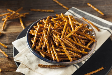 Healthy Salty Baked Pretzel Sticks