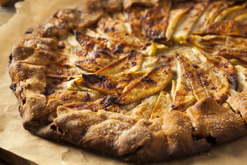 Homemade Cinnamon Sugar Apple Galette