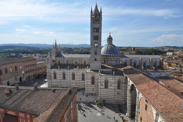Fototapeta premium Cathedral church in Siena