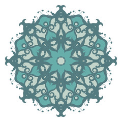 Mandala on isolated background. 