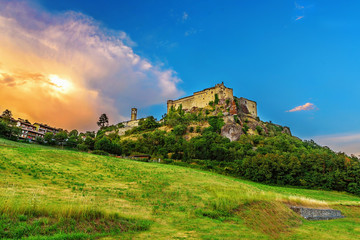 Old Castle at sunset