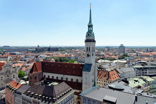 St. Peter's Church, Munich, Germany.