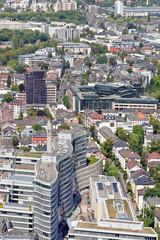 Frankfurter Welle Building in Frankfurt am Main, Germany.