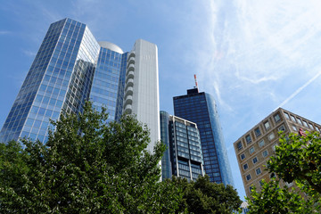Germany, Frankfurt am Main, highrise buidlings