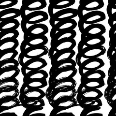 Vector hand-painted ink illustration with brush strokes.