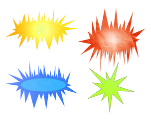 Paper texture ,Talk tag recycled paper on white background