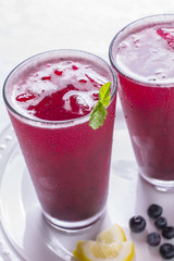 Thirst Quenching Lemonade Blueberry Drinks