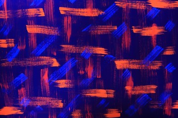 Neon Background Series. Hand Painted Neon Artwork