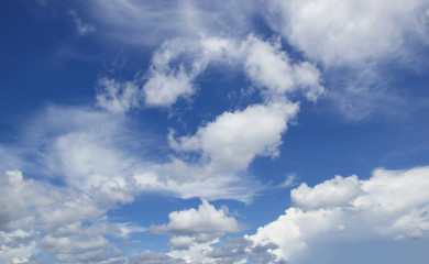 Naklejka na ściany i meble blue sky and clouds sky.