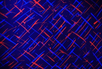 Neon Background Series. Hand Painted Neon Artwork