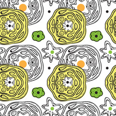 Seamless vector abstract pattern.