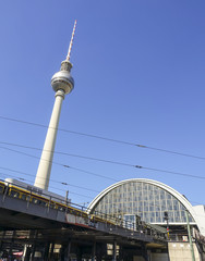 TV Tower at Berlin Alexanderplatz - called Fernsehturm