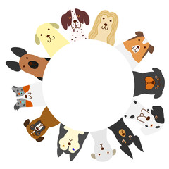 dogs circle