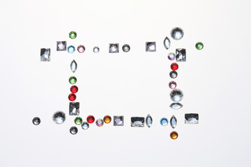 スワロフスキーのフレーム