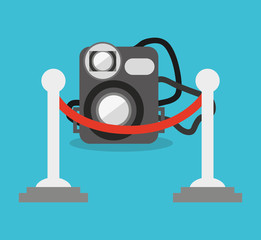 cinema entertainment flat icon vector illustration design