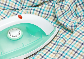 Dry Iron On Cloth Background