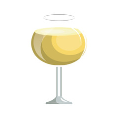 cocktail glass liquor drink alcohol beverage. vector illustration