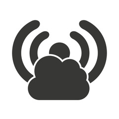 wifi waves signal with icon vector illustratio